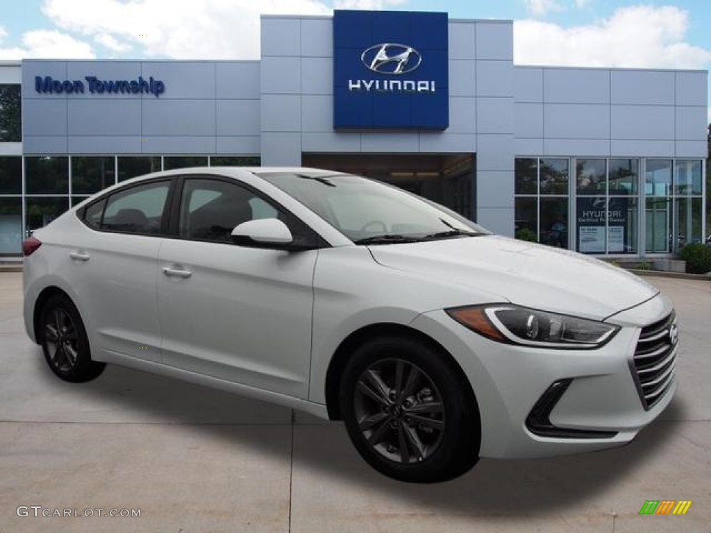 2017 Elantra Value Edition - White / Black photo #1