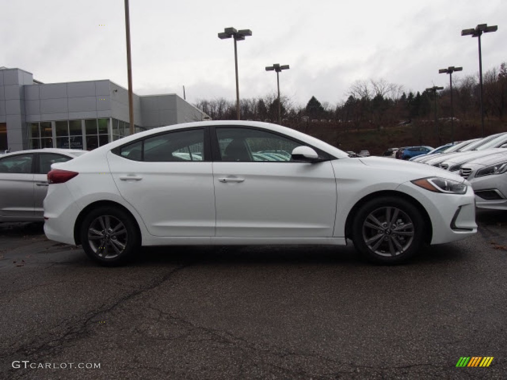 2017 Elantra Value Edition - White / Black photo #2