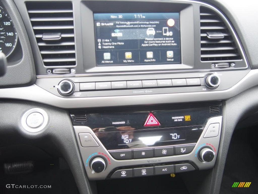 2017 Elantra Value Edition - White / Black photo #7
