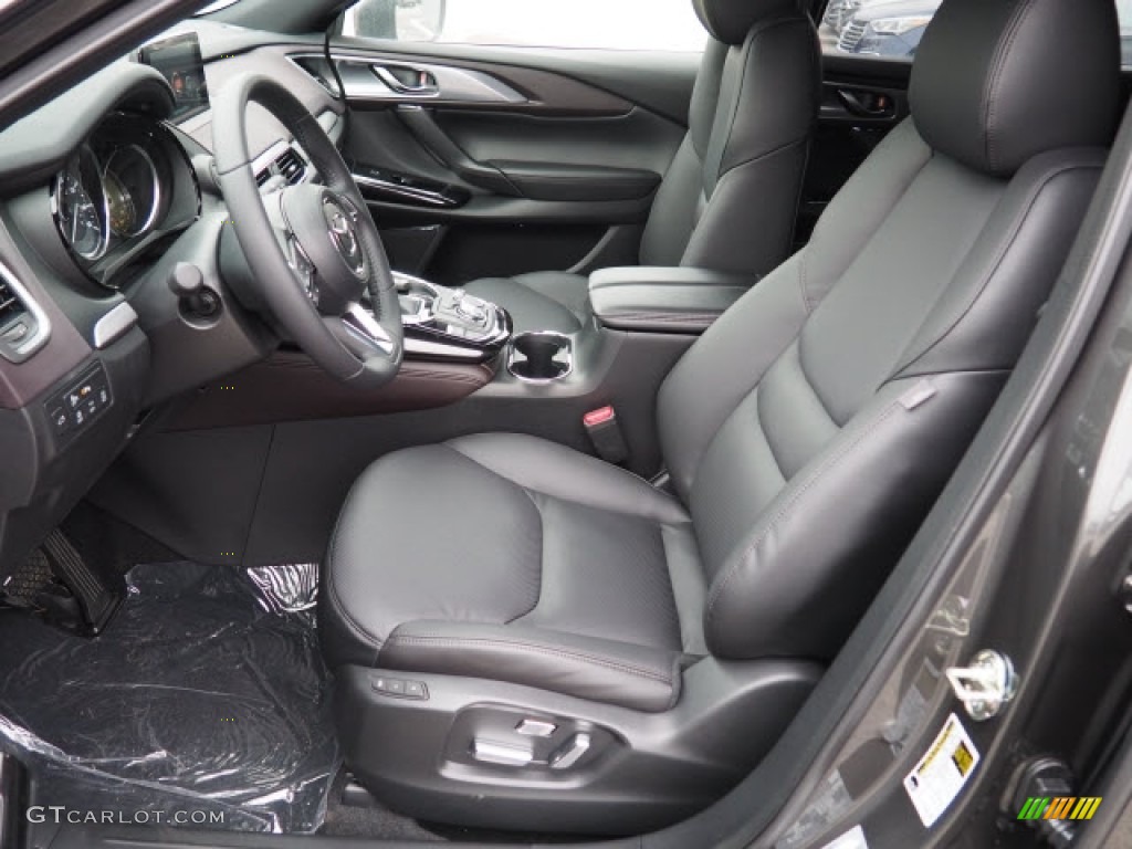 Black Interior 2017 Mazda CX-9 Grand Touring AWD Photo #118995378