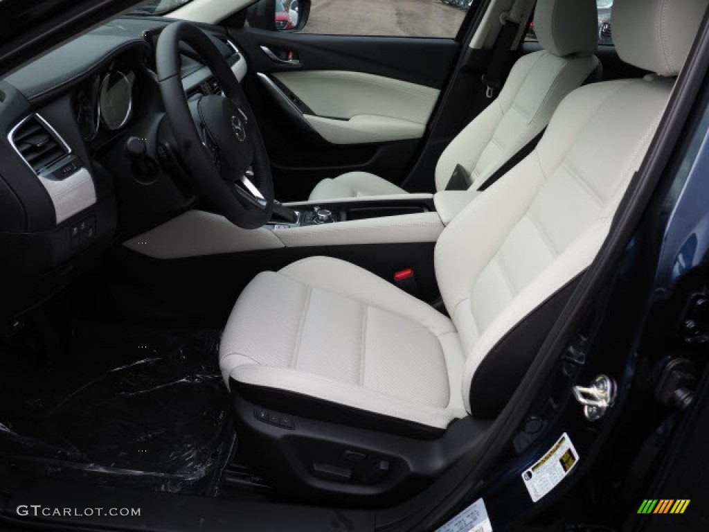 Parchment Interior 2017 Mazda Mazda6 Grand Touring Photo #118995900
