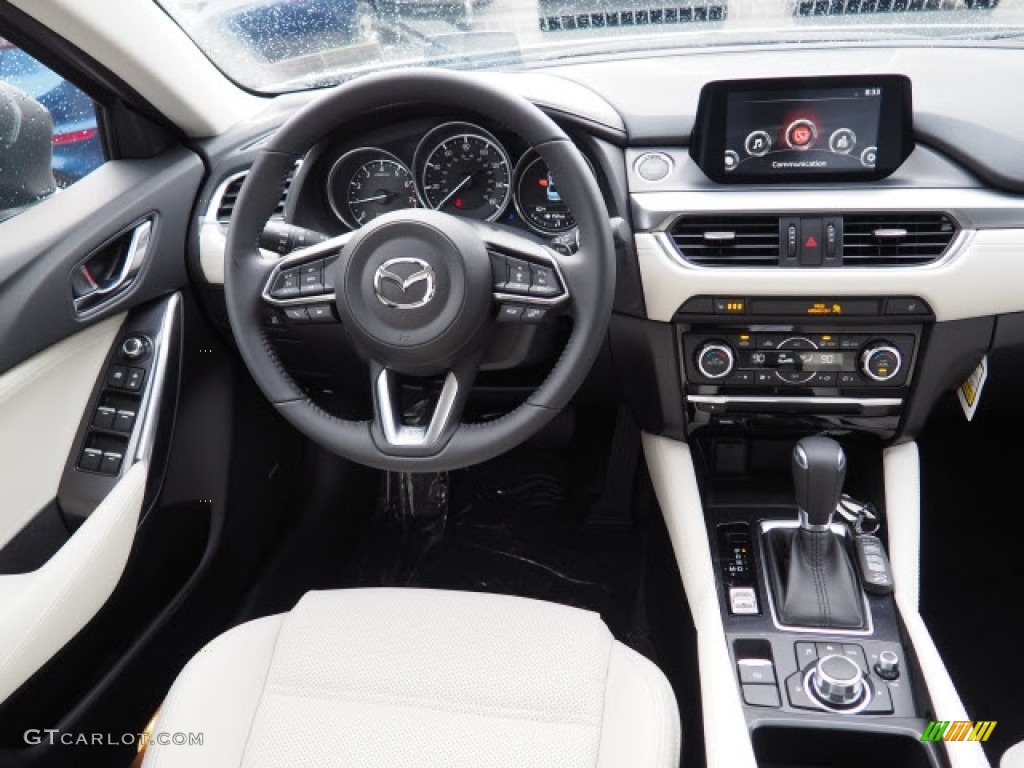 2017 Mazda Mazda6 Grand Touring Parchment Dashboard Photo #118995939