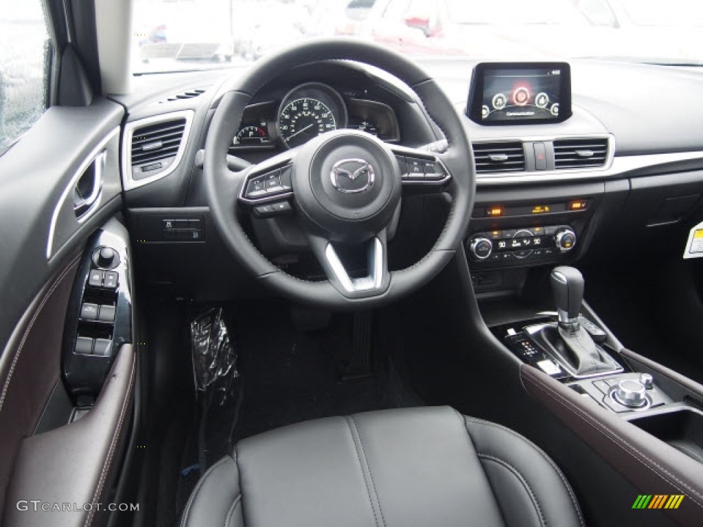 2017 Mazda MAZDA3 Touring 5 Door Black Dashboard Photo #118996287