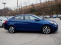 2017 Pacific Blue Hyundai Accent SE Sedan  photo #2