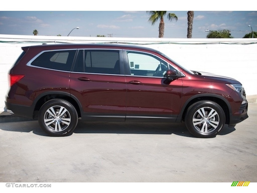 2016 Pilot EX - Dark Cherry Pearl / Gray photo #8