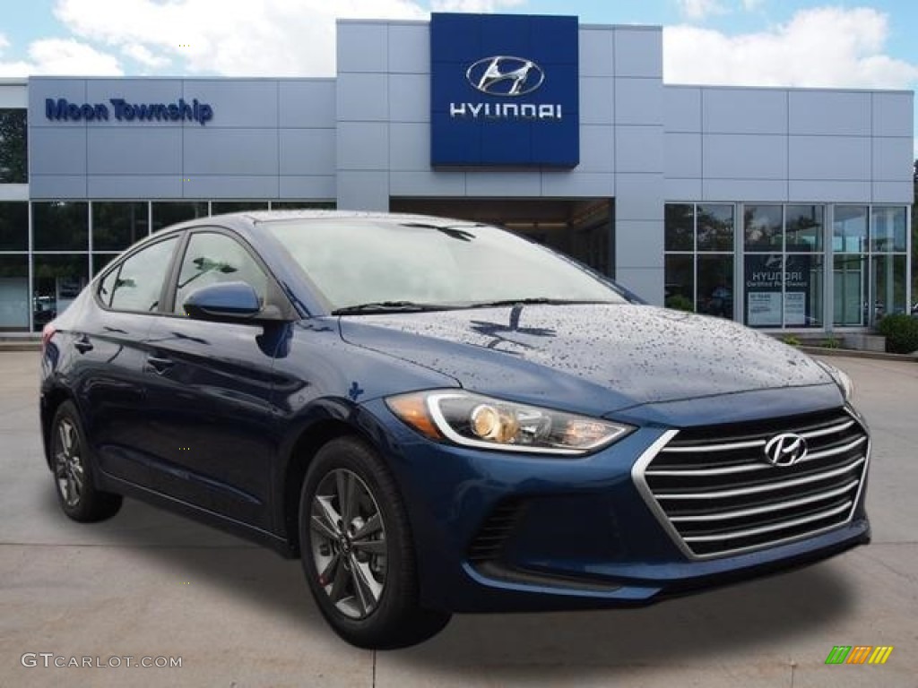 2017 Elantra SE - Lakeside Blue / Gray photo #1