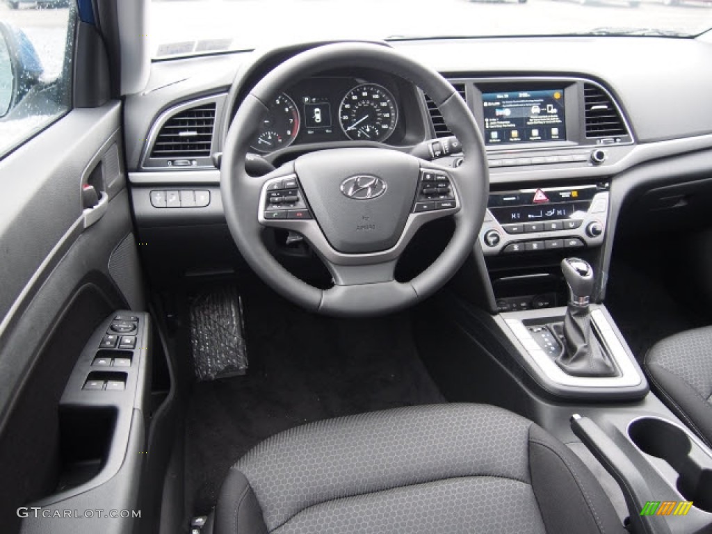 2017 Elantra Value Edition - Electric Blue / Black photo #6