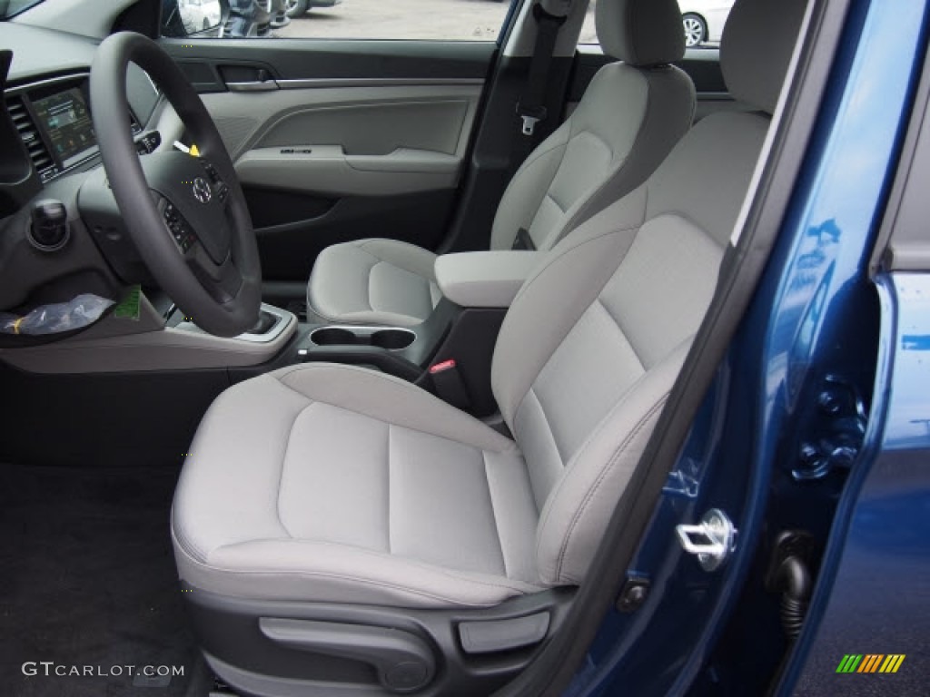 2017 Elantra SE - Lakeside Blue / Gray photo #4