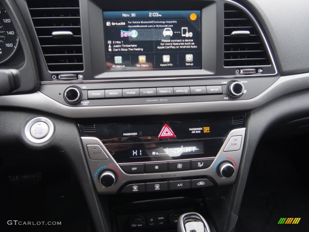 2017 Elantra Value Edition - Electric Blue / Black photo #7