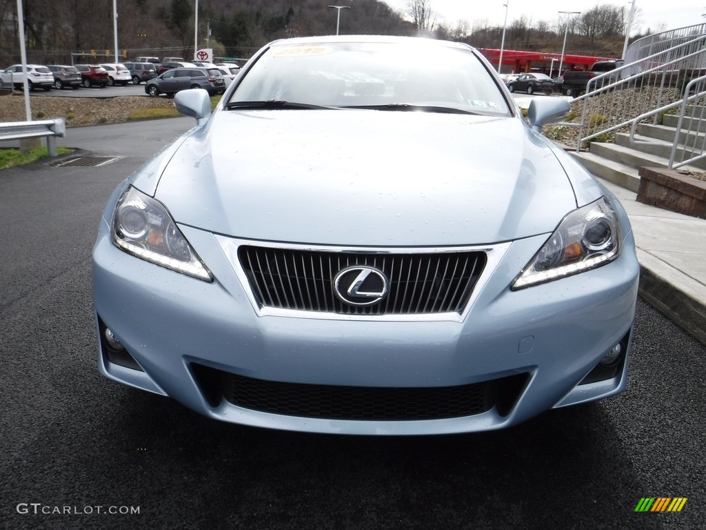 2012 IS 250 AWD - Cerulean Blue / Ecru photo #4