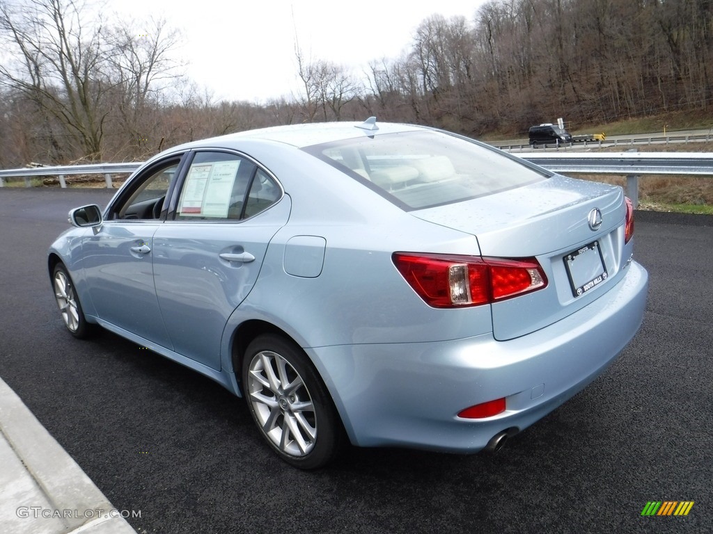 2012 IS 250 AWD - Cerulean Blue / Ecru photo #7