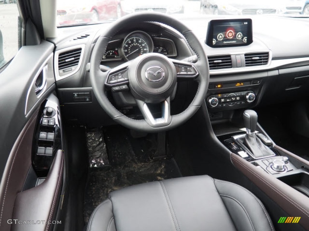 2017 Mazda MAZDA3 Touring 5 Door Black Dashboard Photo #118997835