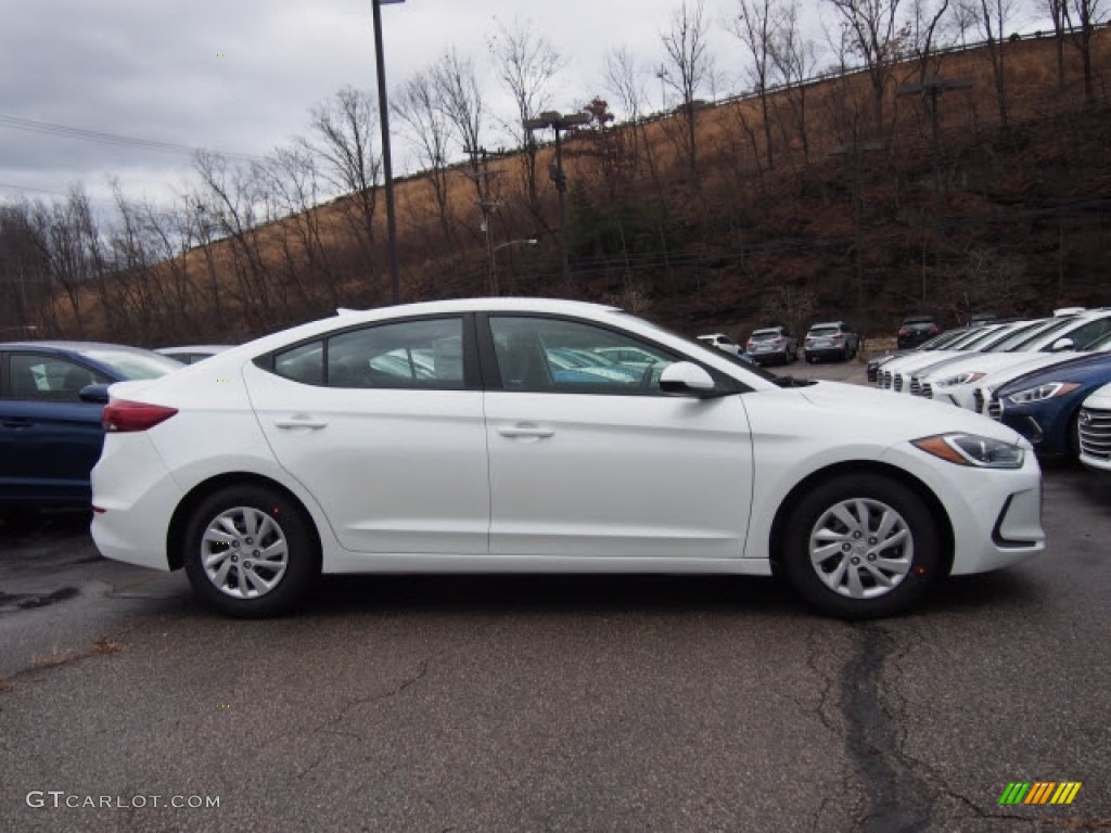 2017 Elantra SE - White / Gray photo #2