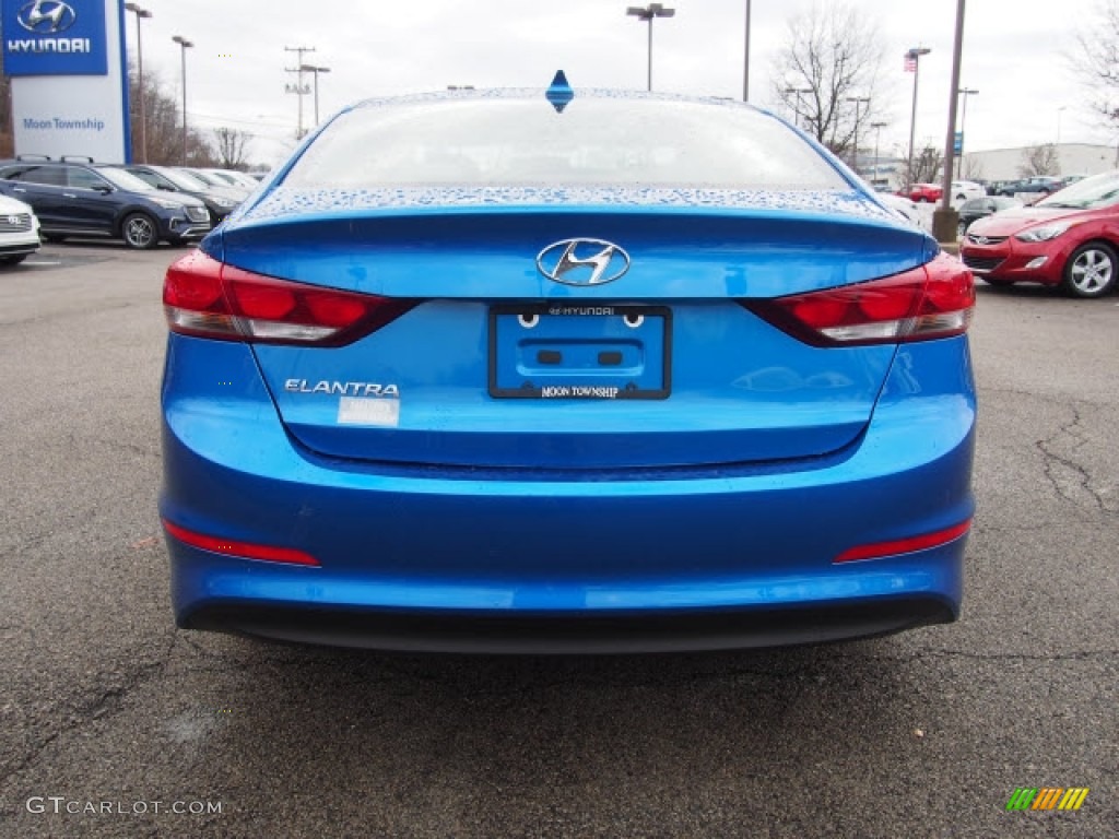 2017 Elantra SE - Electric Blue / Gray photo #3