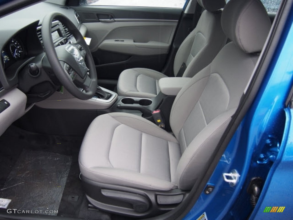 2017 Elantra SE - Electric Blue / Gray photo #4