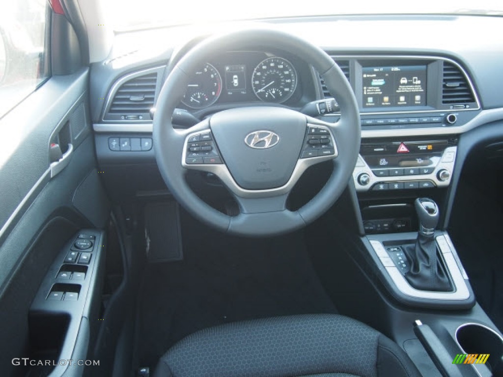 2017 Elantra Value Edition - Red / Black photo #6