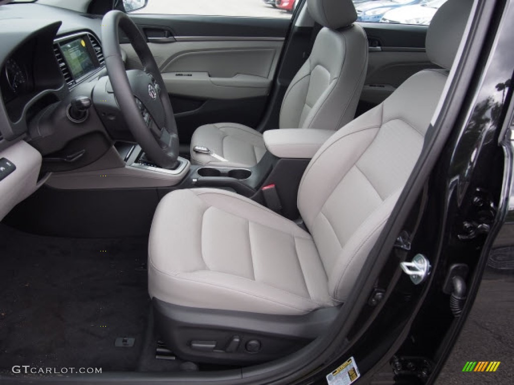 2017 Elantra Limited - Black / Gray photo #4