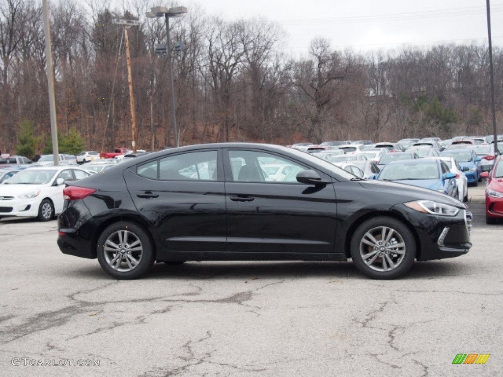 2017 Elantra Value Edition - Black / Black photo #2