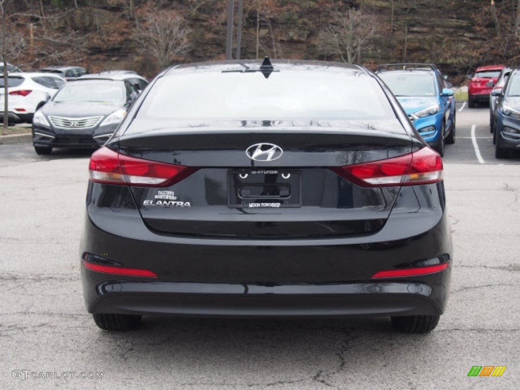 2017 Elantra Value Edition - Black / Black photo #3