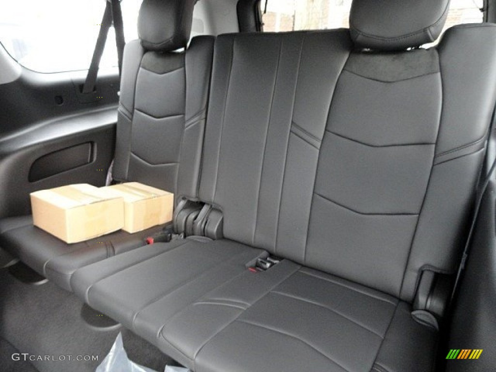 Jet Black Interior 2017 Cadillac Escalade ESV Premium Luxury 4WD Photo #118999494