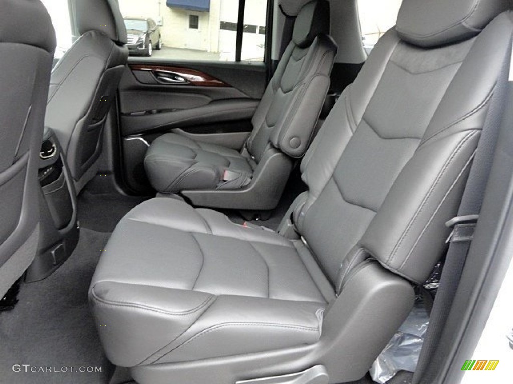 Jet Black Interior 2017 Cadillac Escalade ESV Premium Luxury 4WD Photo #118999518