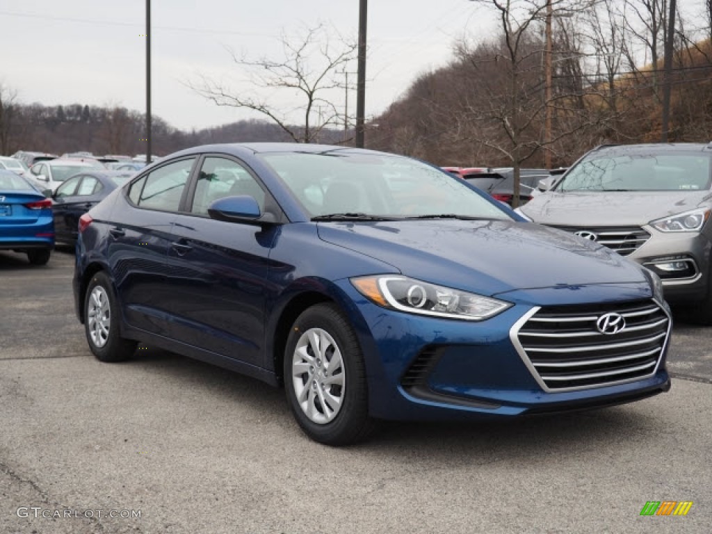 2017 Elantra SE - Lakeside Blue / Gray photo #1