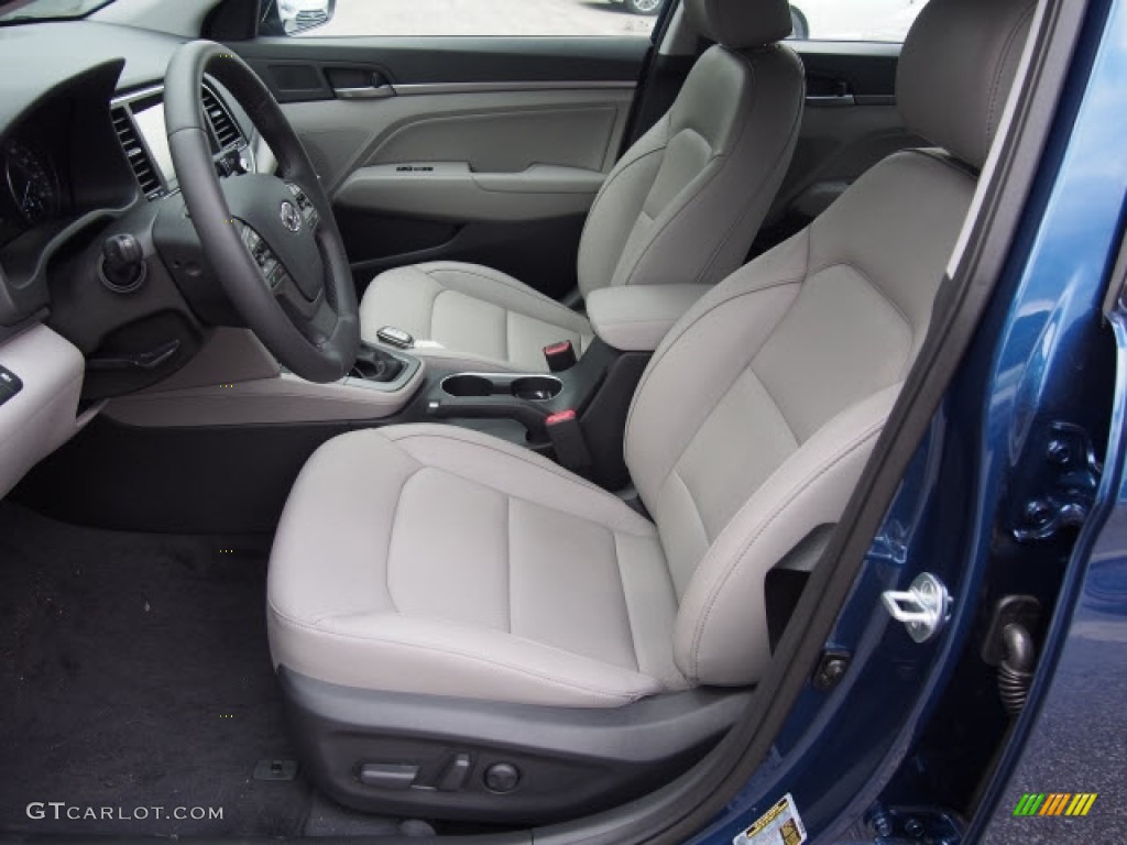 2017 Elantra Limited - Lakeside Blue / Gray photo #4