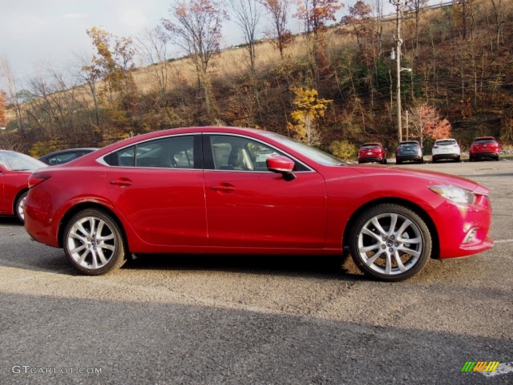 2017 Mazda6 Touring - Soul Red Metallic / Black photo #2