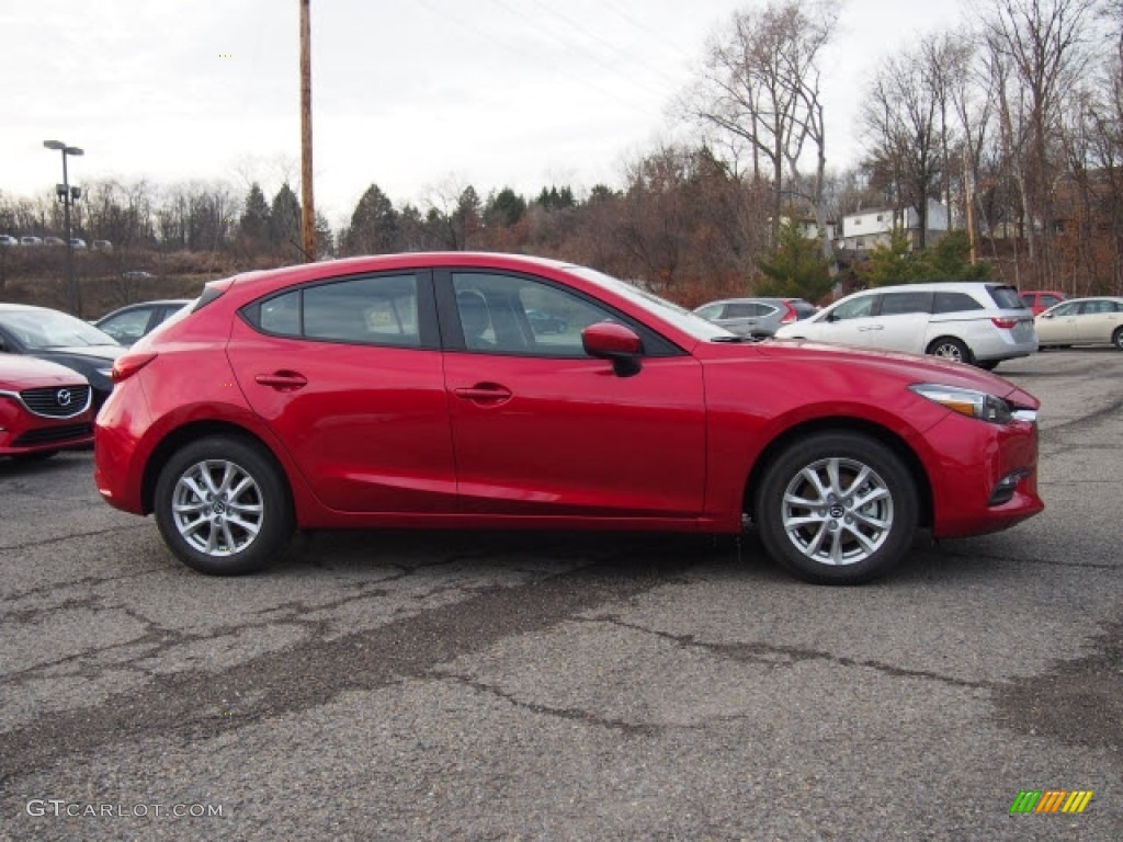 Soul Red Metallic 2017 Mazda MAZDA3 Sport 5 Door Exterior Photo #119000775