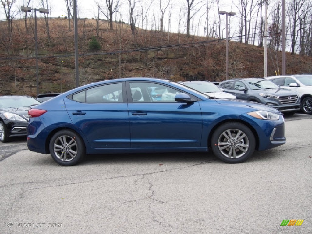 2017 Elantra Value Edition - Lakeside Blue / Black photo #2