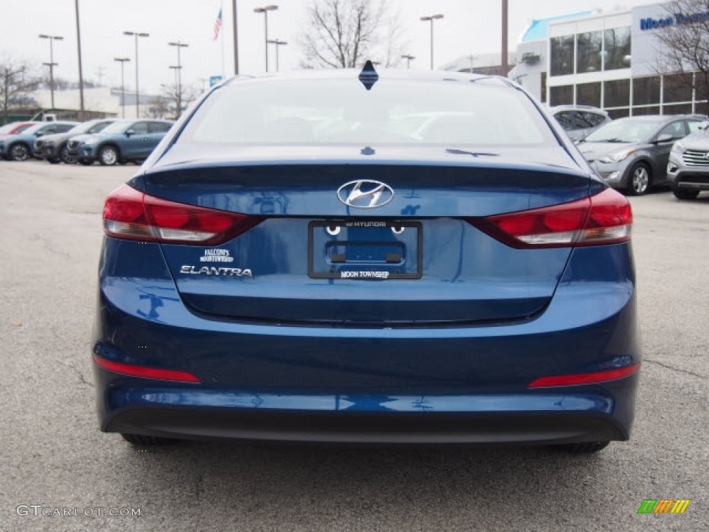 2017 Elantra Value Edition - Lakeside Blue / Black photo #3