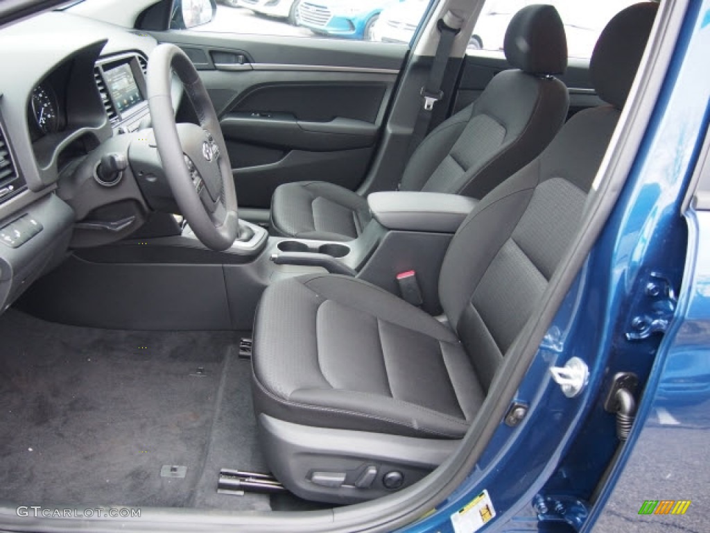 2017 Elantra Value Edition - Lakeside Blue / Black photo #4