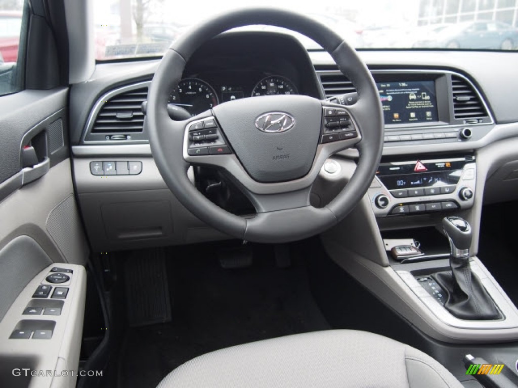 2017 Elantra Eco - Gray / Gray photo #6