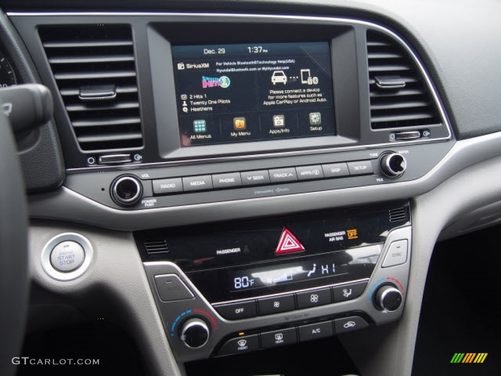 2017 Elantra Eco - Gray / Gray photo #7