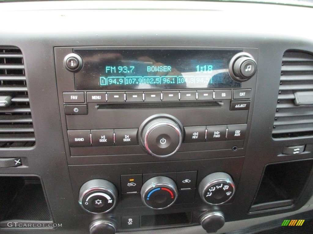 2013 Silverado 1500 Work Truck Regular Cab 4x4 - Blue Granite Metallic / Dark Titanium photo #23