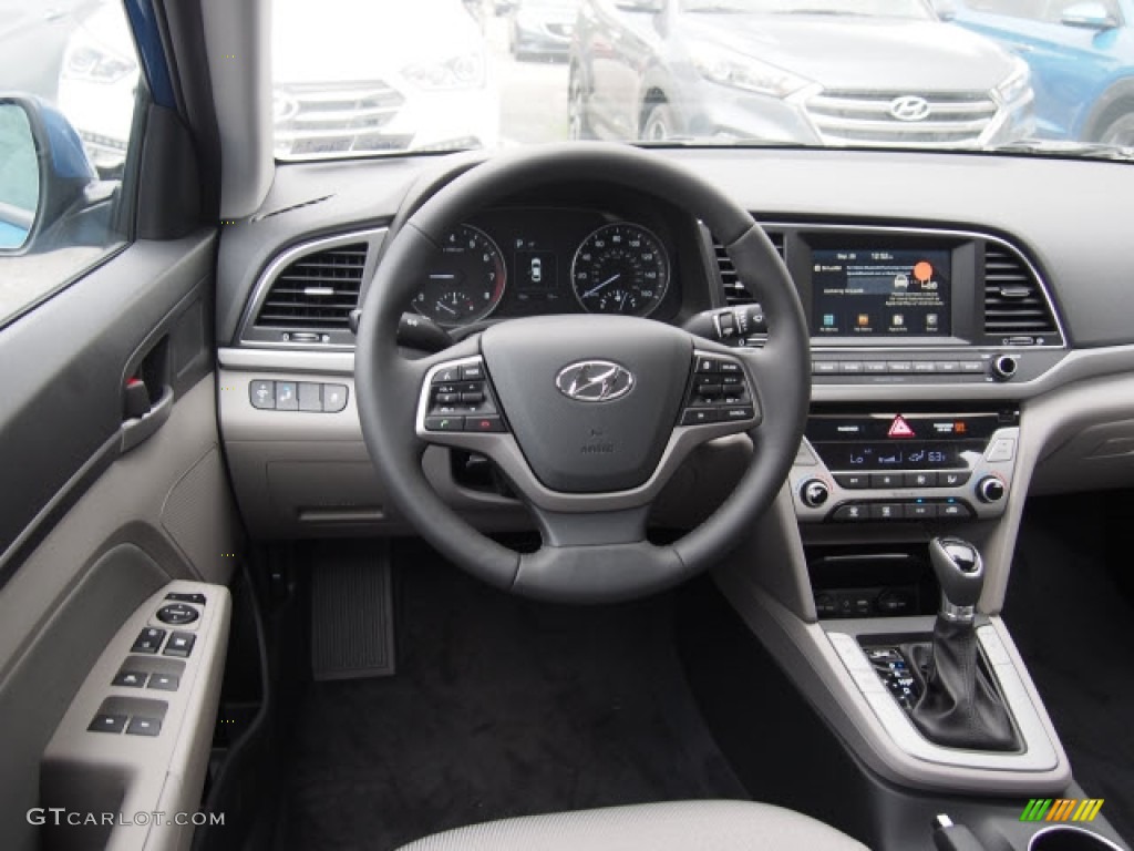 2017 Elantra SE - Electric Blue / Black photo #5