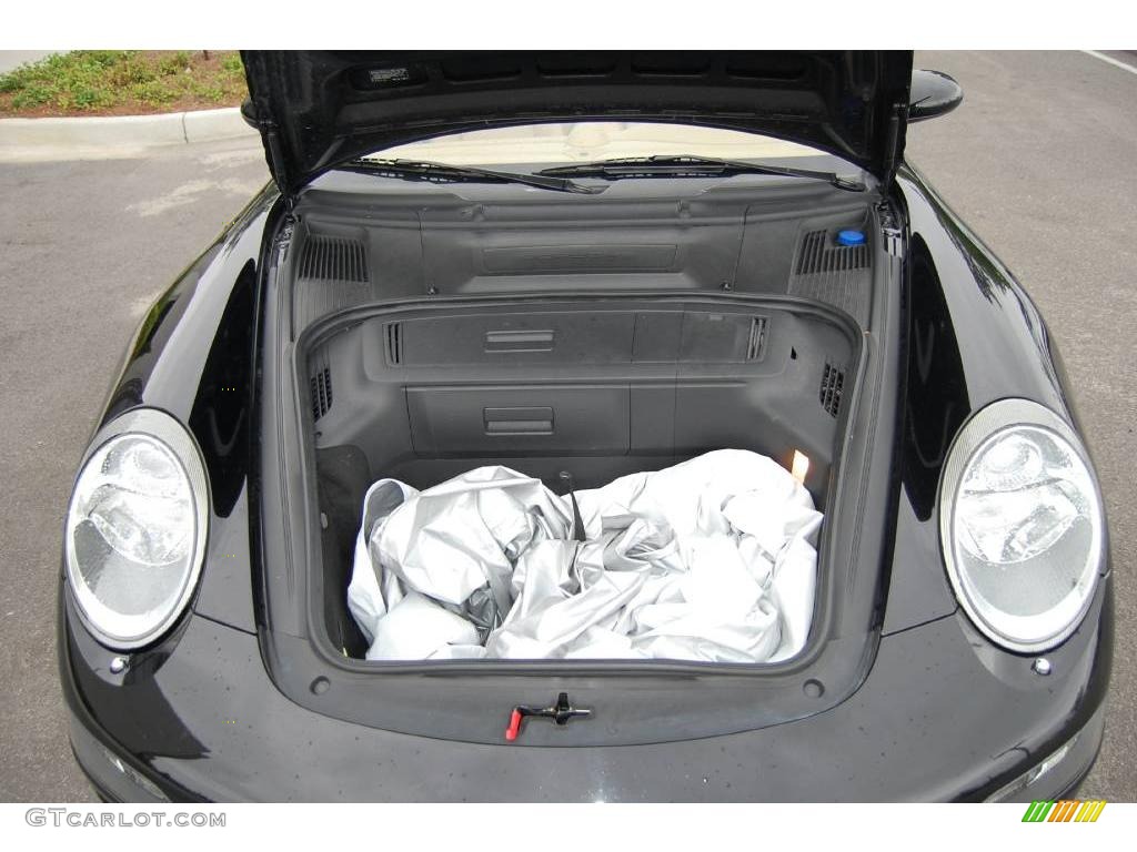 2007 911 Carrera S Cabriolet - Black / Sand Beige photo #14