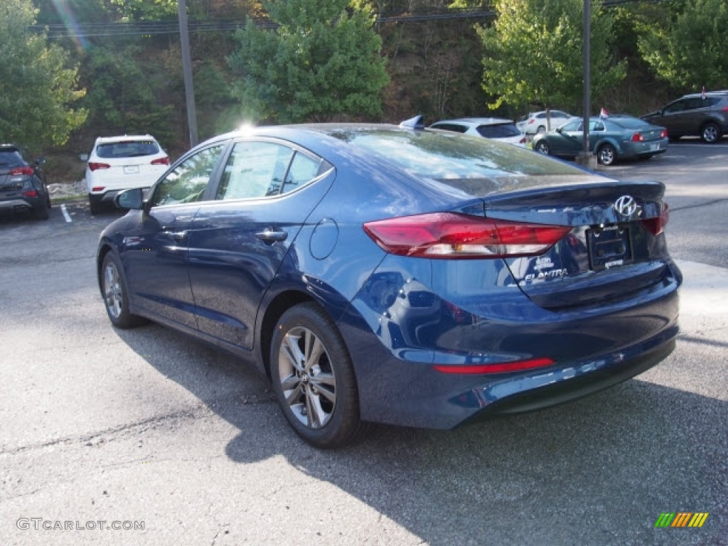 2017 Elantra SE - Electric Blue / Black photo #3