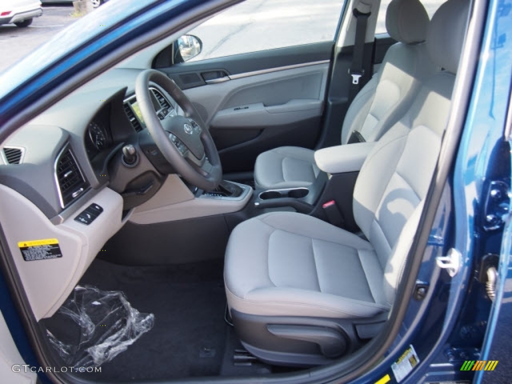 2017 Elantra SE - Electric Blue / Black photo #4