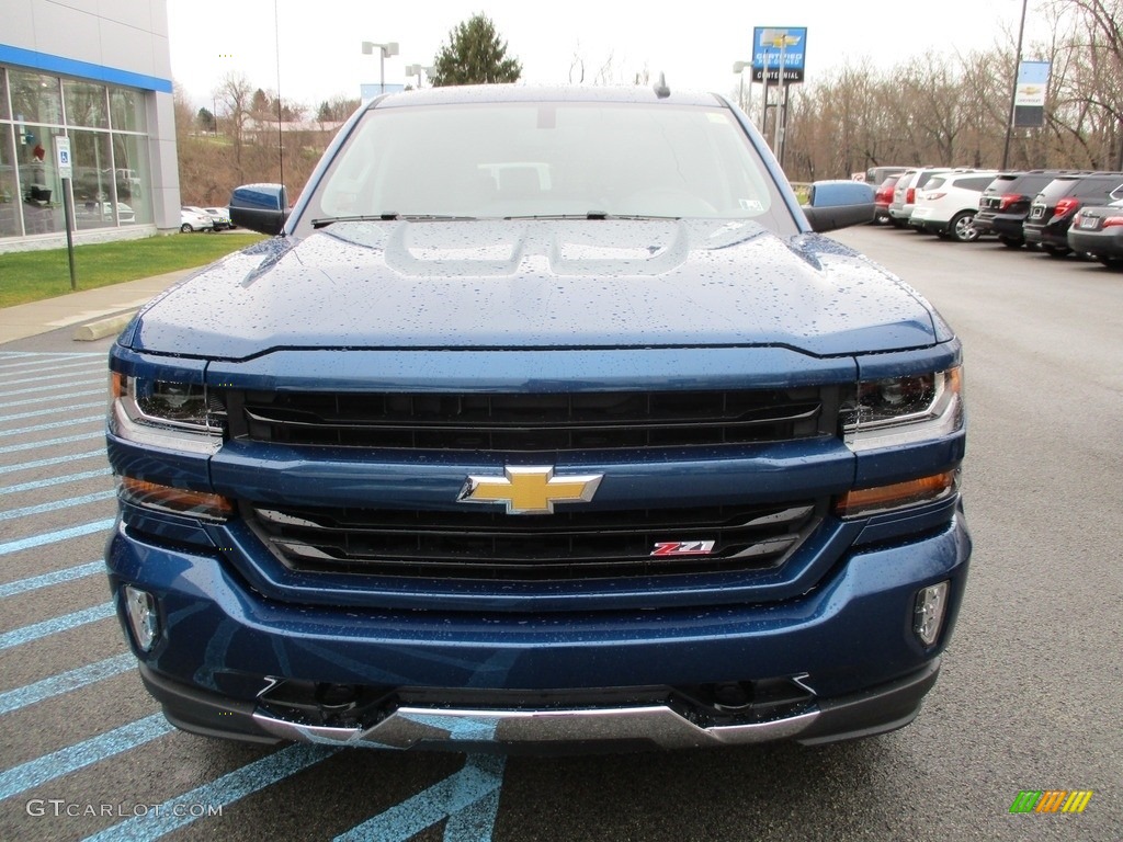 2017 Silverado 1500 LT Crew Cab 4x4 - Deep Ocean Blue Metallic / Jet Black photo #9