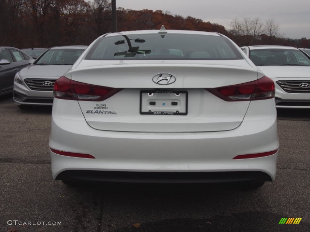 2017 Elantra SE - White / Black photo #3