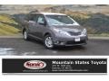 2017 Predawn Gray Mica Toyota Sienna XLE  photo #1