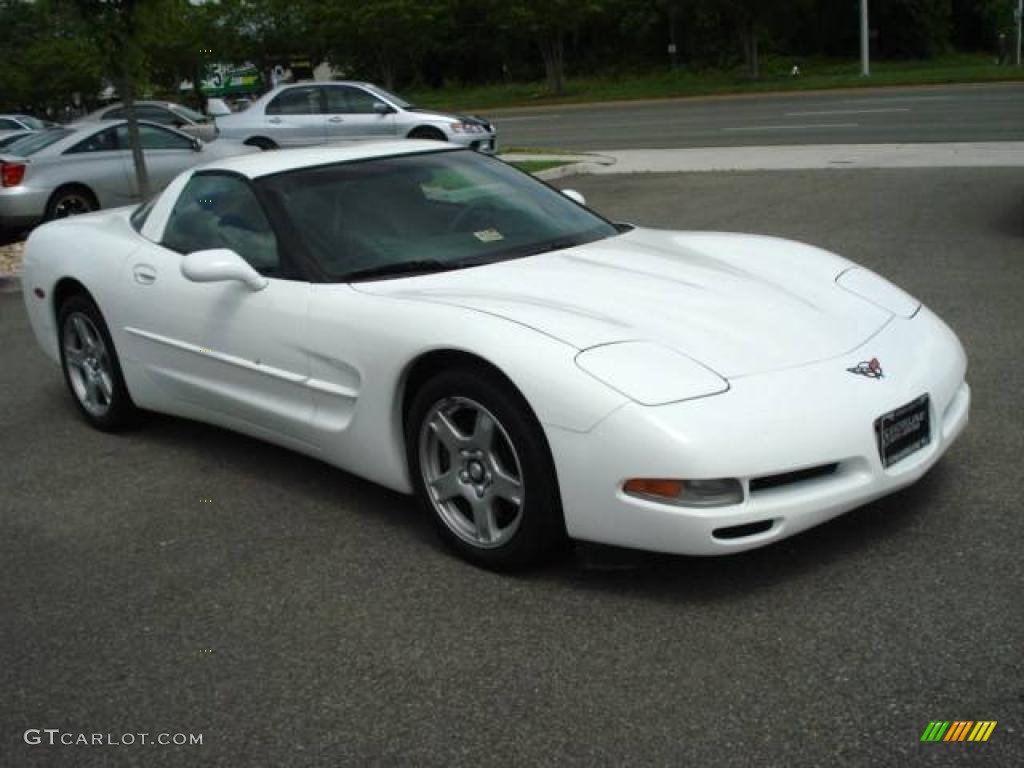 1997 Corvette Coupe - Arctic White / Black photo #7