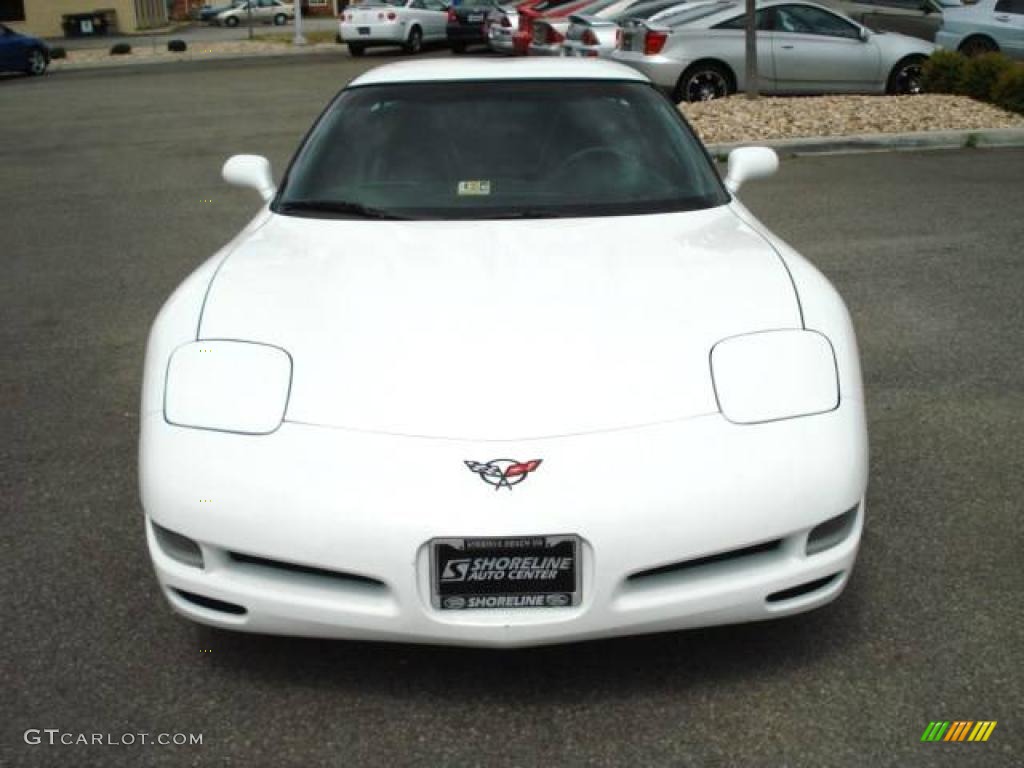 1997 Corvette Coupe - Arctic White / Black photo #8