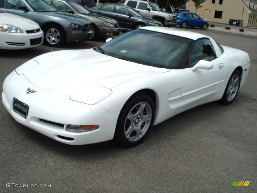 1997 Corvette Coupe - Arctic White / Black photo #9