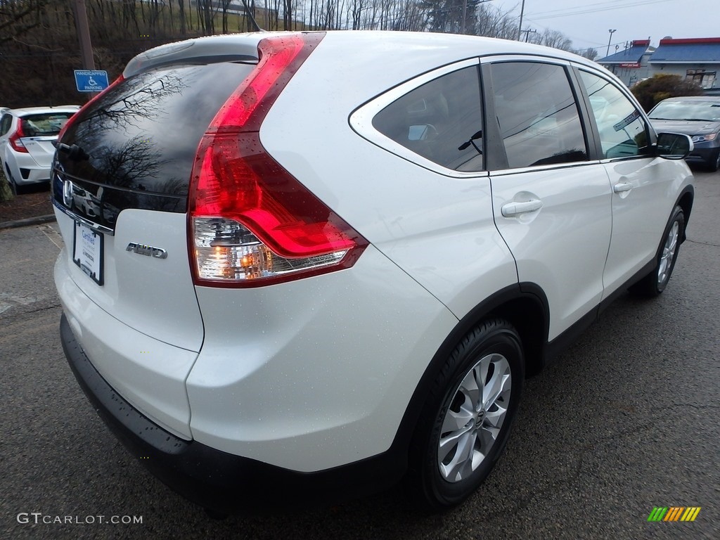 2014 CR-V EX AWD - White Diamond Pearl / Beige photo #6