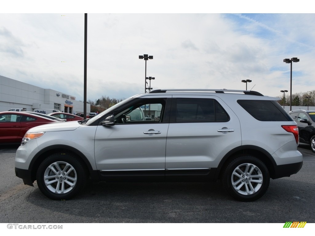 2015 Explorer XLT - Ingot Silver / Charcoal Black photo #5
