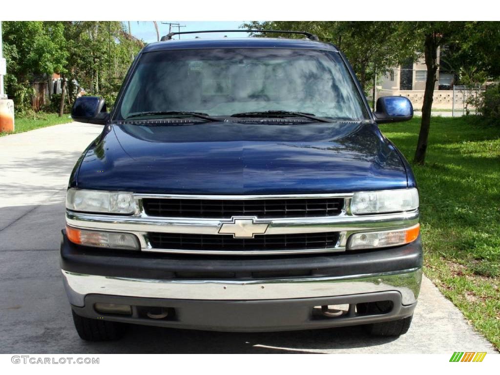 2001 Suburban 1500 LT 4x4 - Indigo Blue Metallic / Light Gray/Neutral photo #11