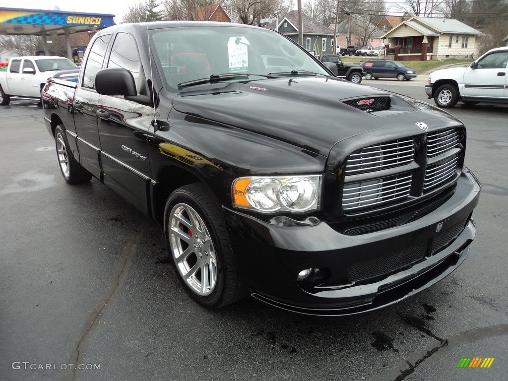 Black 2005 Dodge Ram 1500 SRT-10 Quad Cab Exterior Photo #119006817