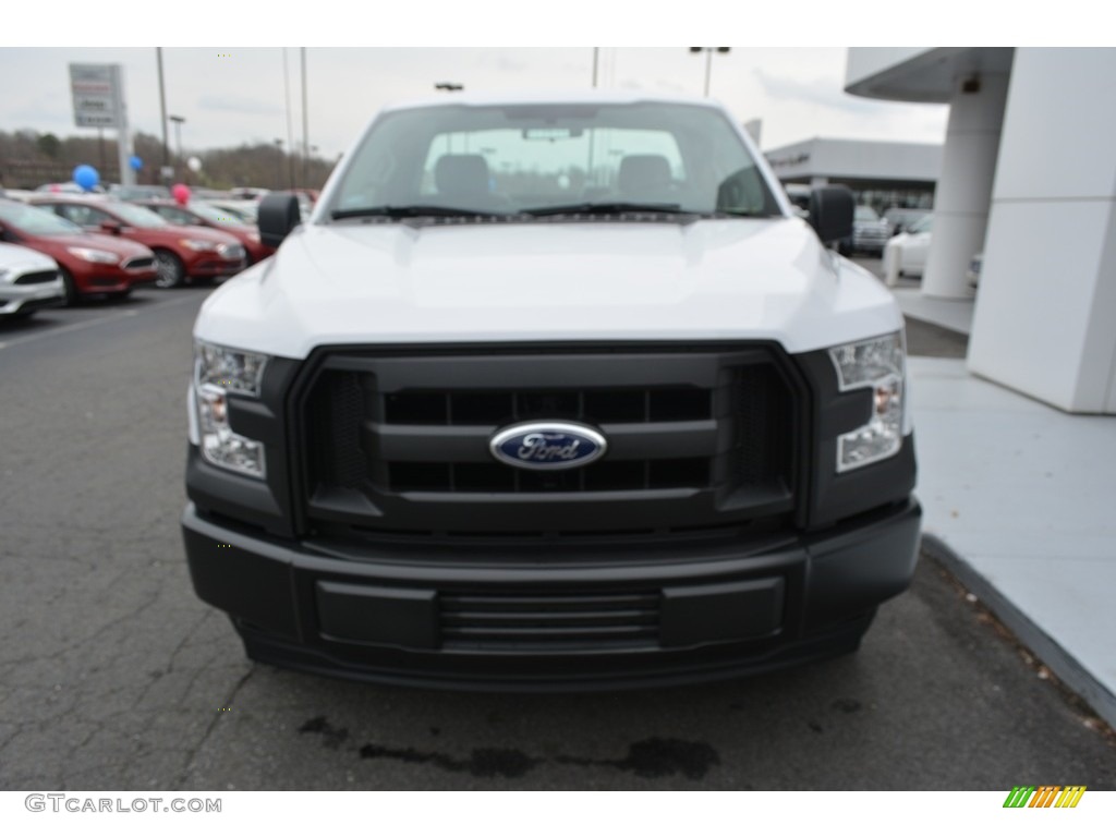 2017 F150 XL Regular Cab - Oxford White / Earth Gray photo #4